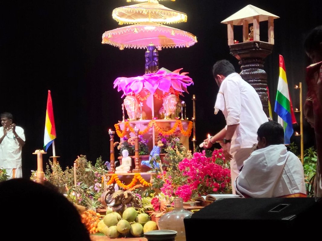 ಧಾರವಾಡ ಕಲಾ ಕ್ಷೇತ್ರದಲ್ಲಿ ಜಿನ ಸಹಸ್ರನಾಮ ಪೂಜೆ